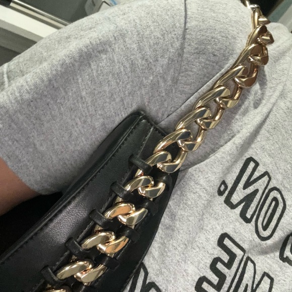 Akira Black mixed metals chain bag - Picture 9 of 10